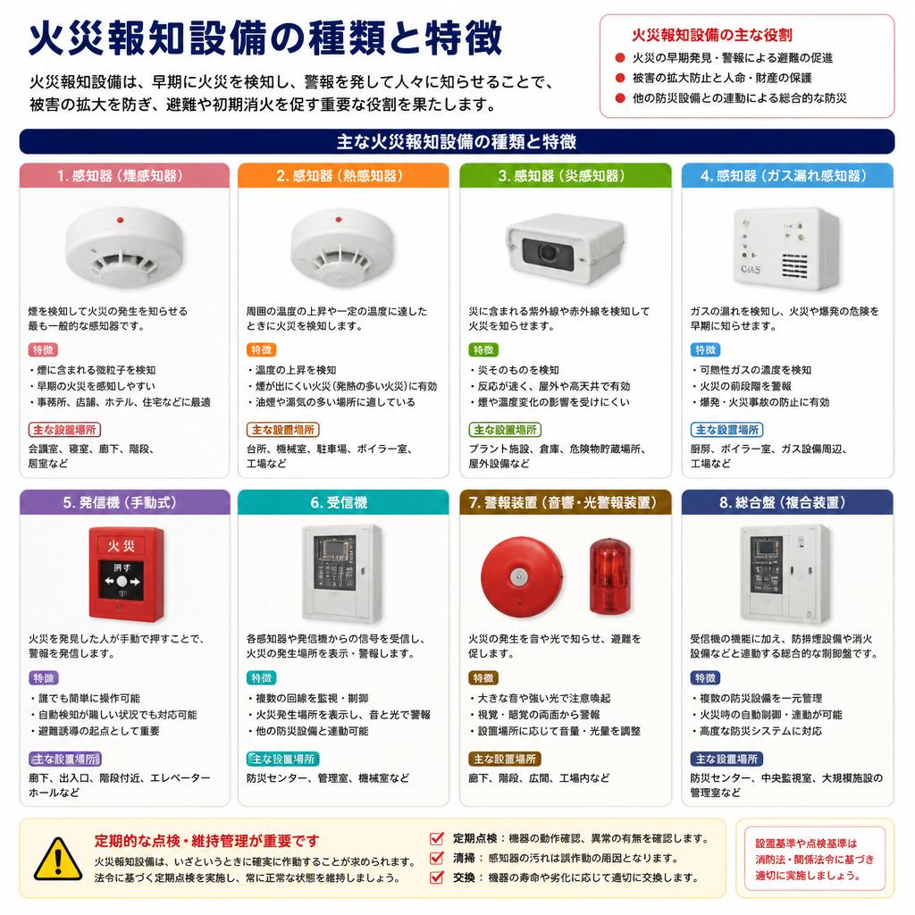 2. 火災報知設備の役割と種類