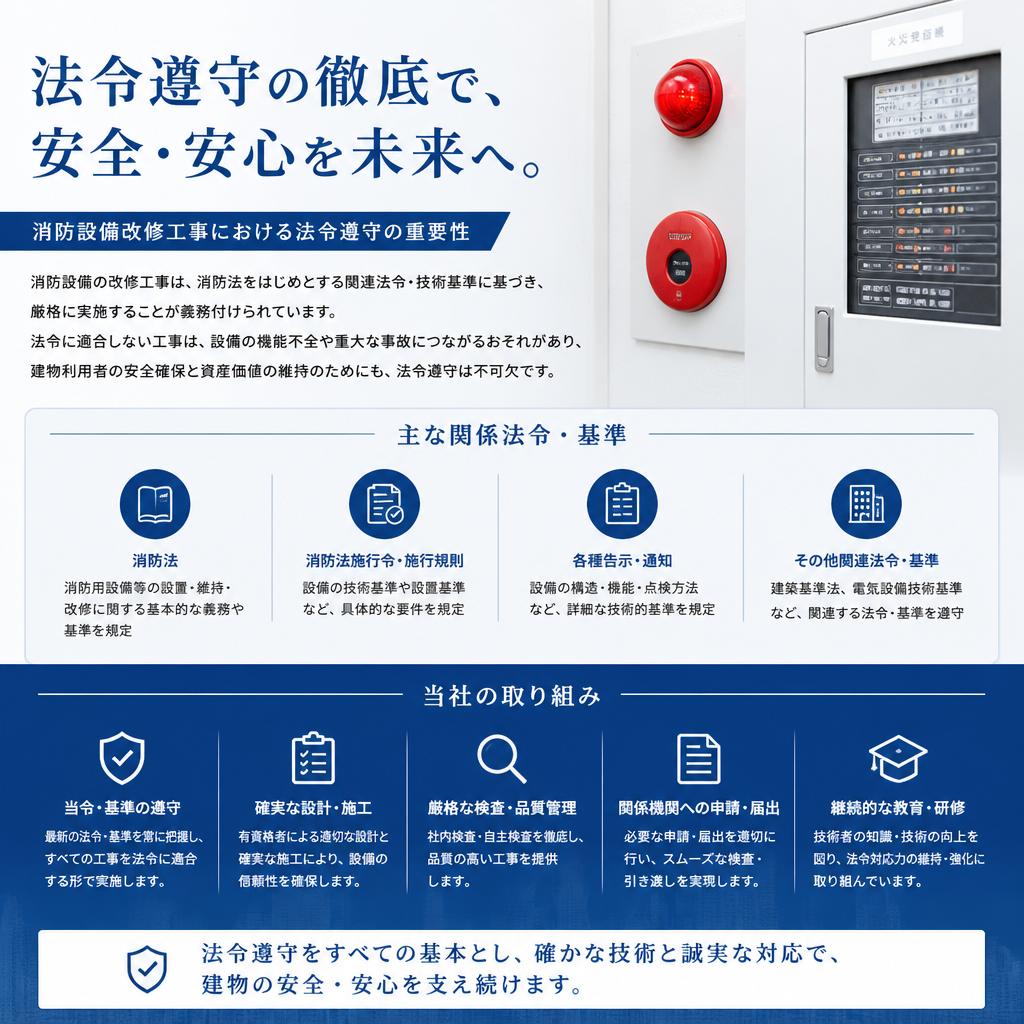 4. 改修工事における法令遵守の重要性
