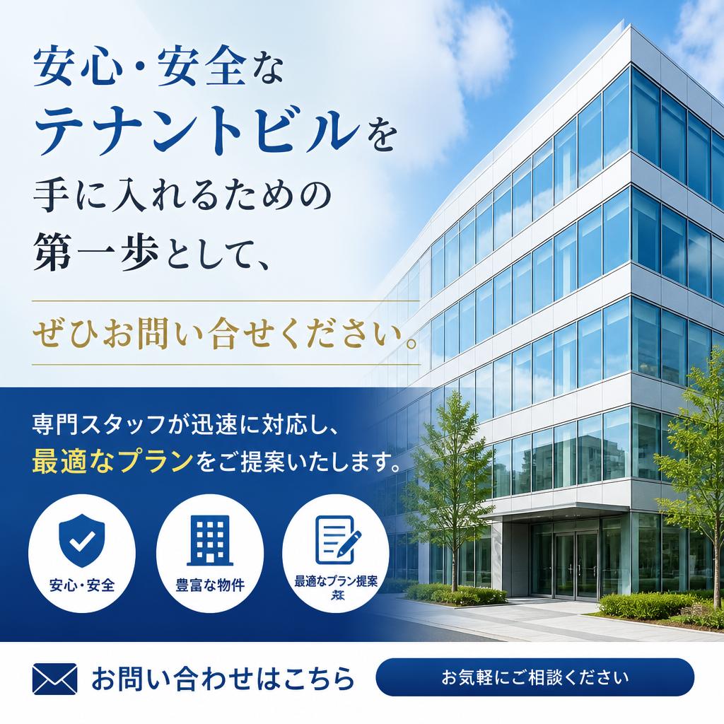 7. お問い合わせのご案内: あなたのビルも安心に！
